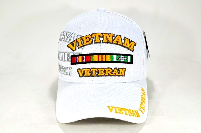 MI-76 VIETNAM VETERAN RIBBON - WHITE