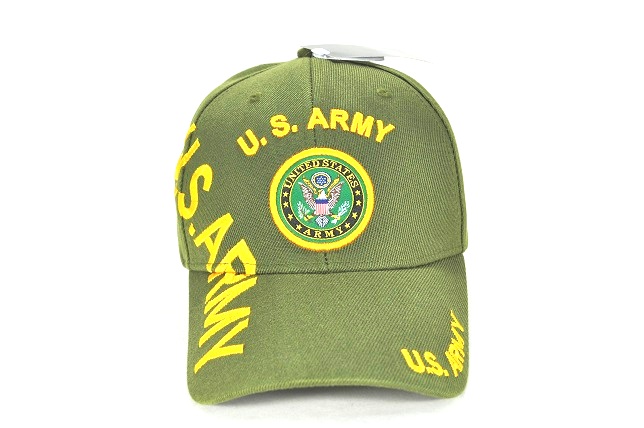 CAP-1224G ARMY EMB SIDE US ARMY - OLIVE