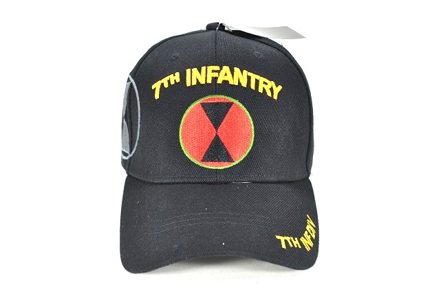 CAP-1264B 7TH INFANTRY DIVISION - BLACK