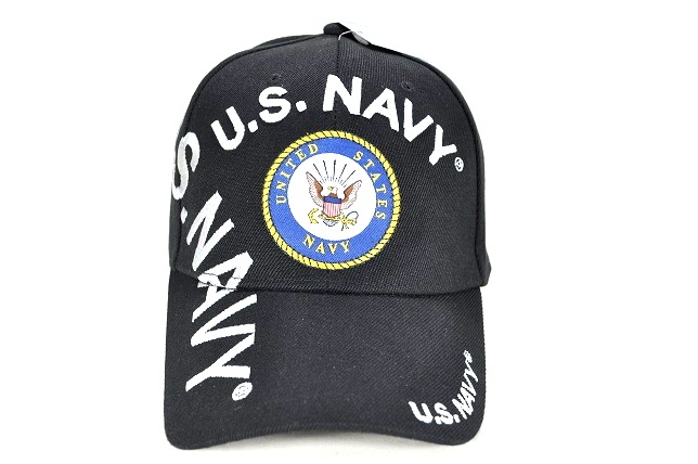 CAP-1403B NAVY EMB US NAVY - BLACK