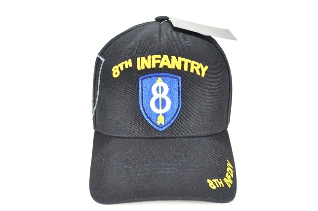 CAP-1265B 8TH INFANTRY DIVISION -BLACK