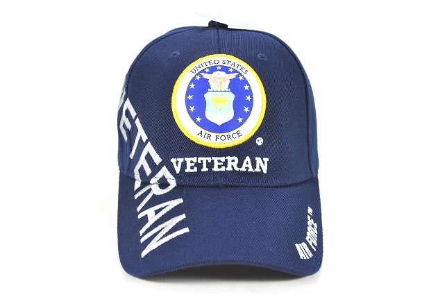 CAP-1353N AF EMB VETERAN W VETERAN ON SIDE CAP - NAVY