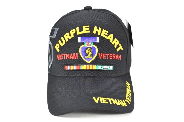 MI-311 VIETNAM PURPLE HEART - BLACK