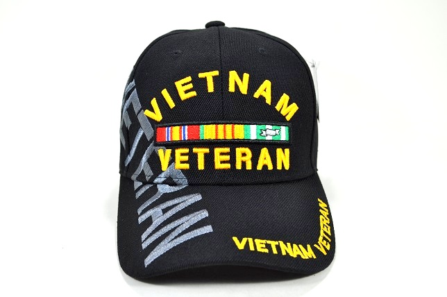 MI-169 VIETNAM VET (EMB) - BLACK